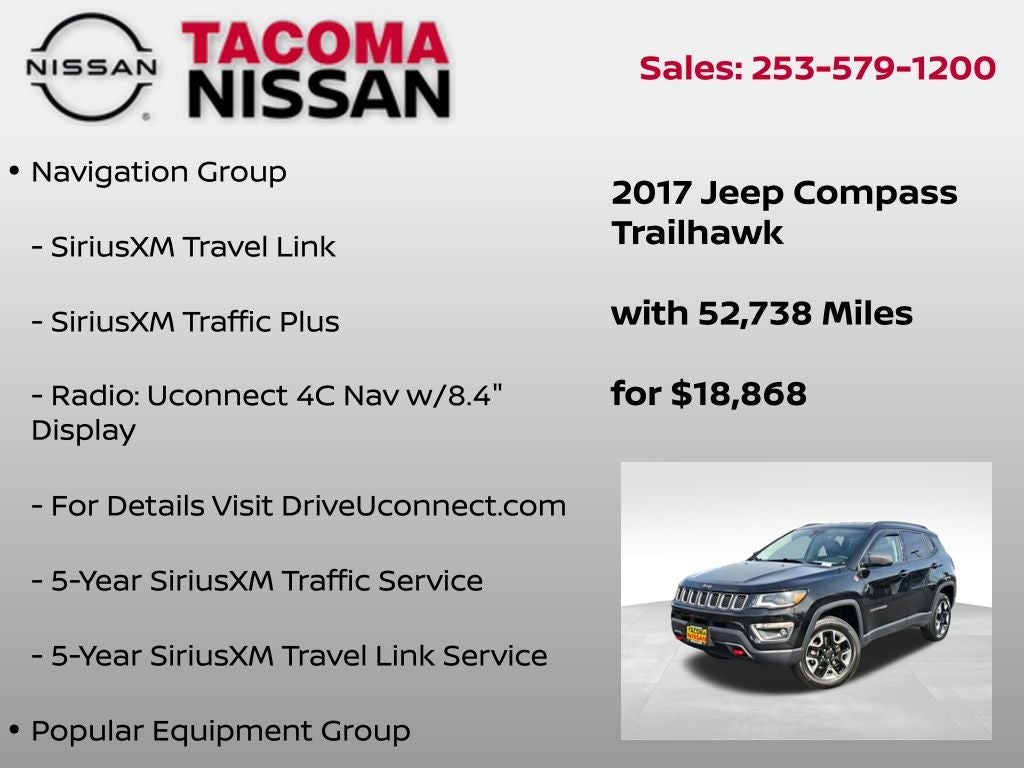 2017 Jeep New Compass Trailhawk