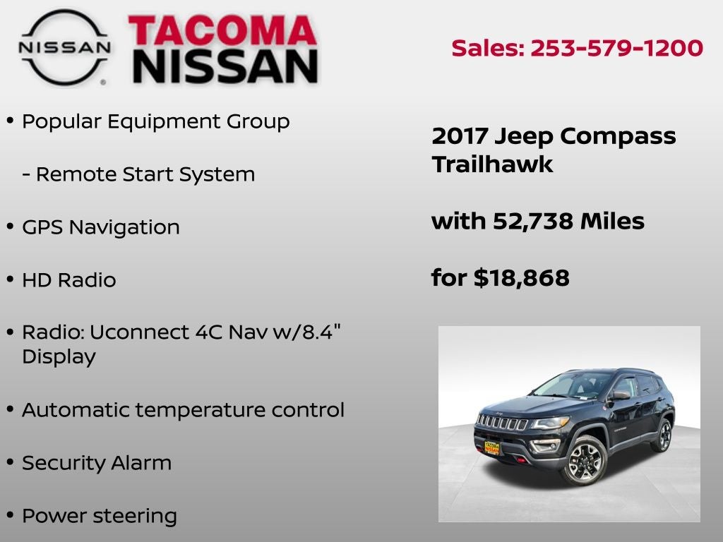 2017 Jeep New Compass Trailhawk