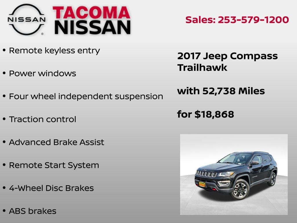 2017 Jeep New Compass Trailhawk