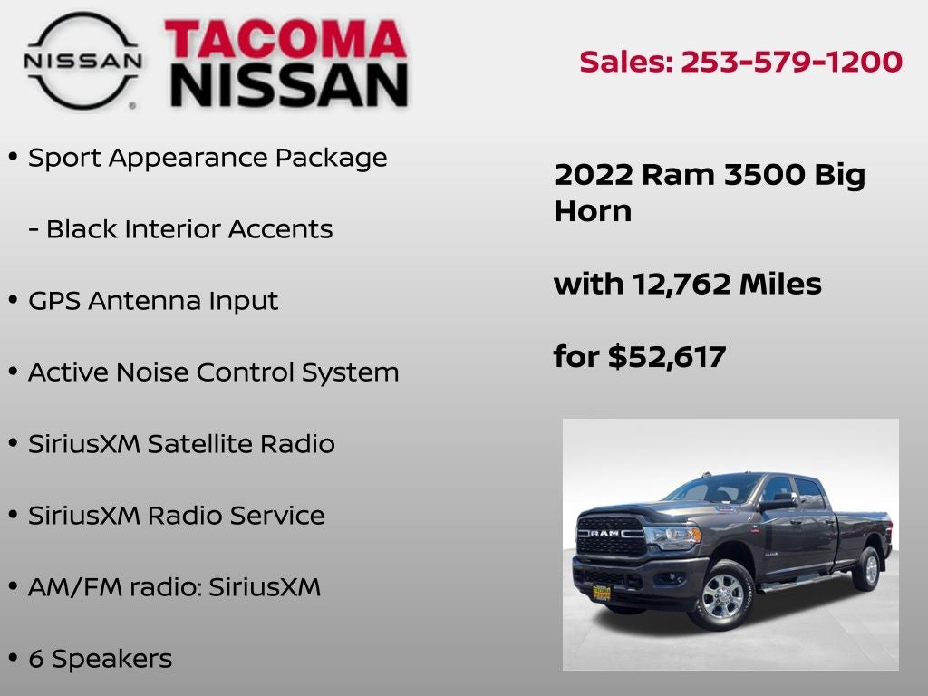 2022 RAM 3500 Big Horn