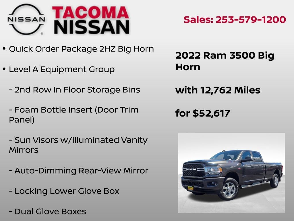 2022 RAM 3500 Big Horn