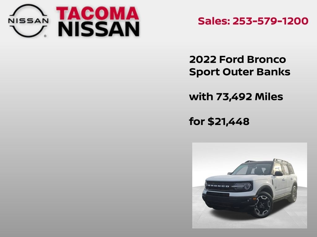 2022 Ford Bronco Sport Outer Banks
