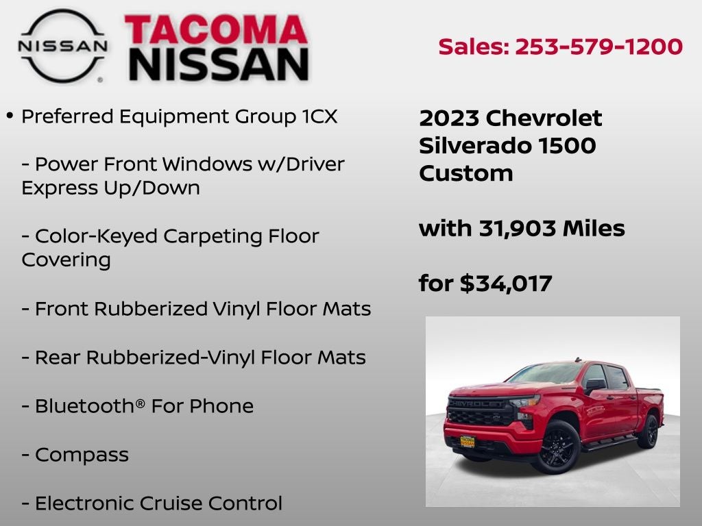 2023 Chevrolet Silverado 1500 Custom