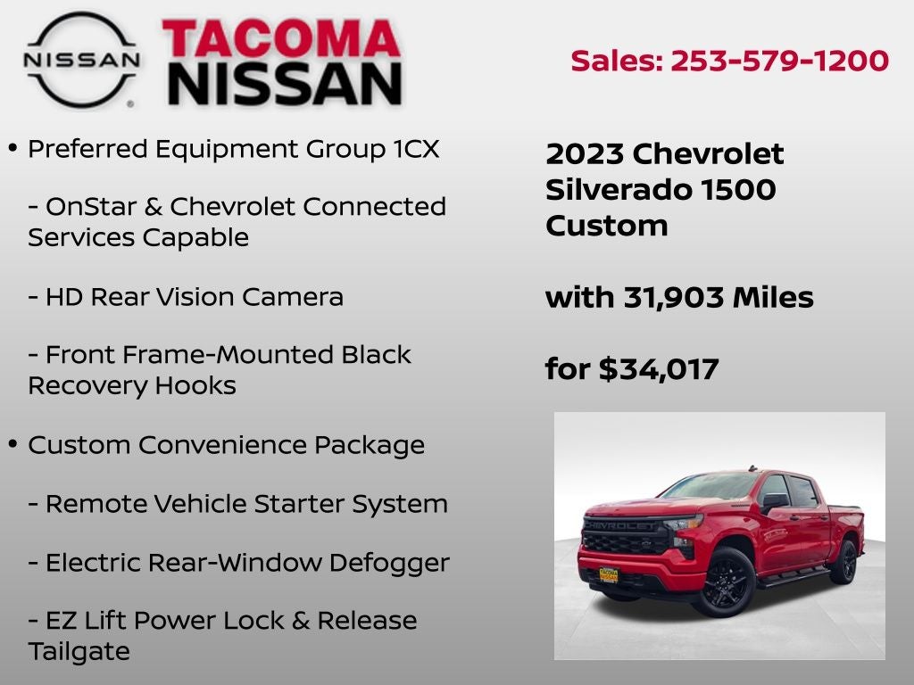2023 Chevrolet Silverado 1500 Custom