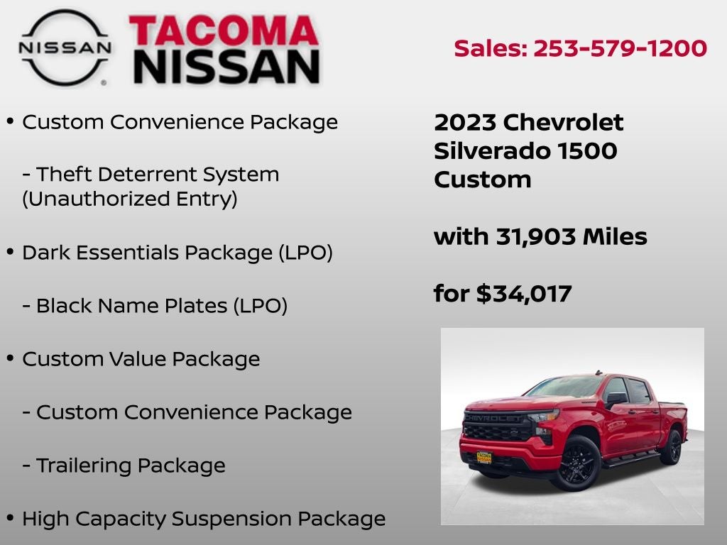 2023 Chevrolet Silverado 1500 Custom