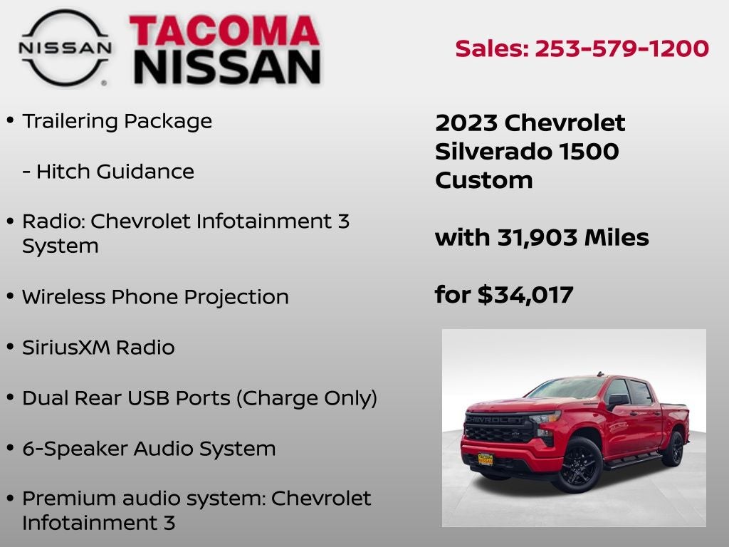 2023 Chevrolet Silverado 1500 Custom