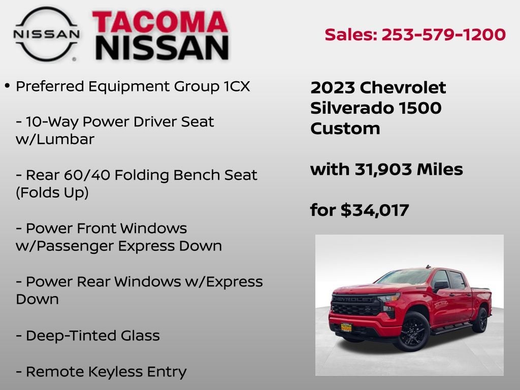 2023 Chevrolet Silverado 1500 Custom