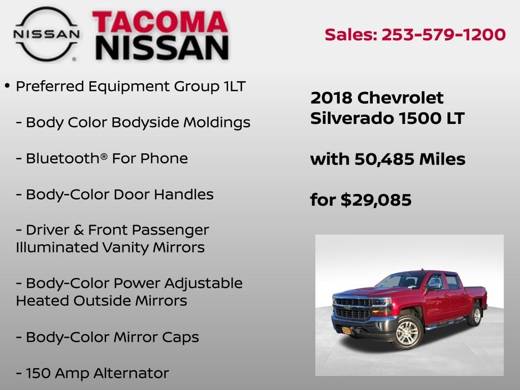 2018 Chevrolet Silverado 1500 LT LT1