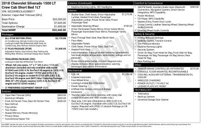 2018 Chevrolet Silverado 1500 LT LT1