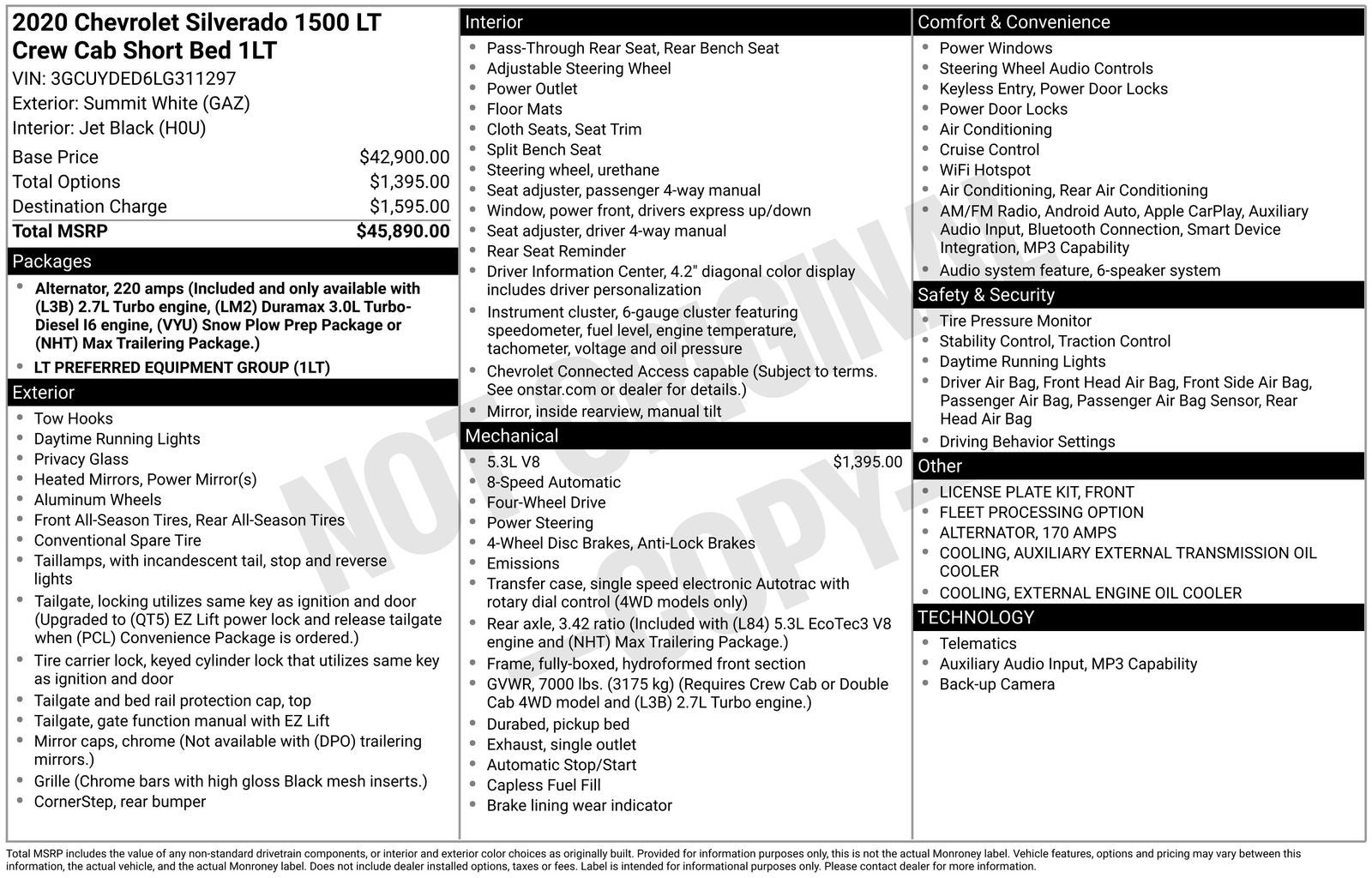 2020 Chevrolet Silverado 1500 LT