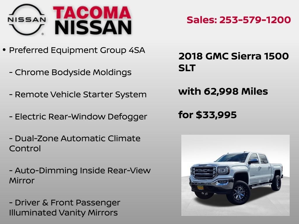2018 GMC Sierra 1500 SLT