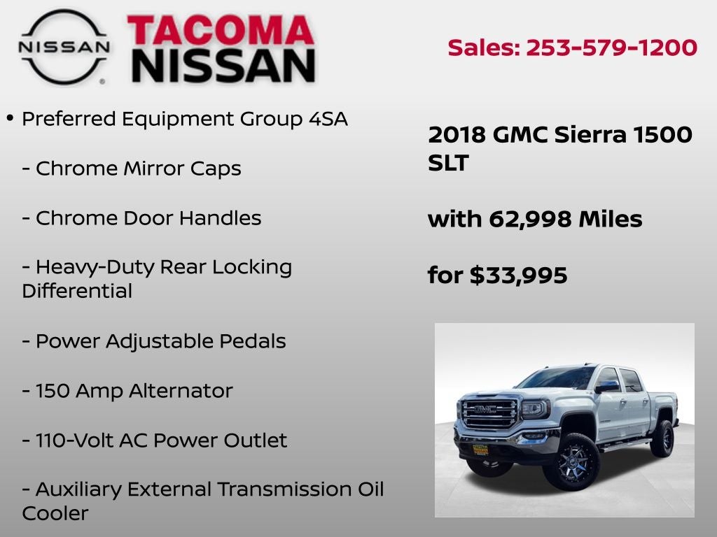 2018 GMC Sierra 1500 SLT