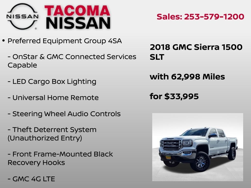 2018 GMC Sierra 1500 SLT