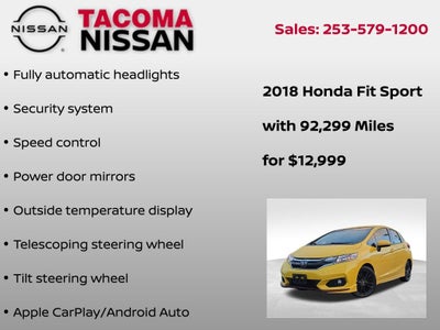 2018 Honda Fit Sport w/Honda Sensing