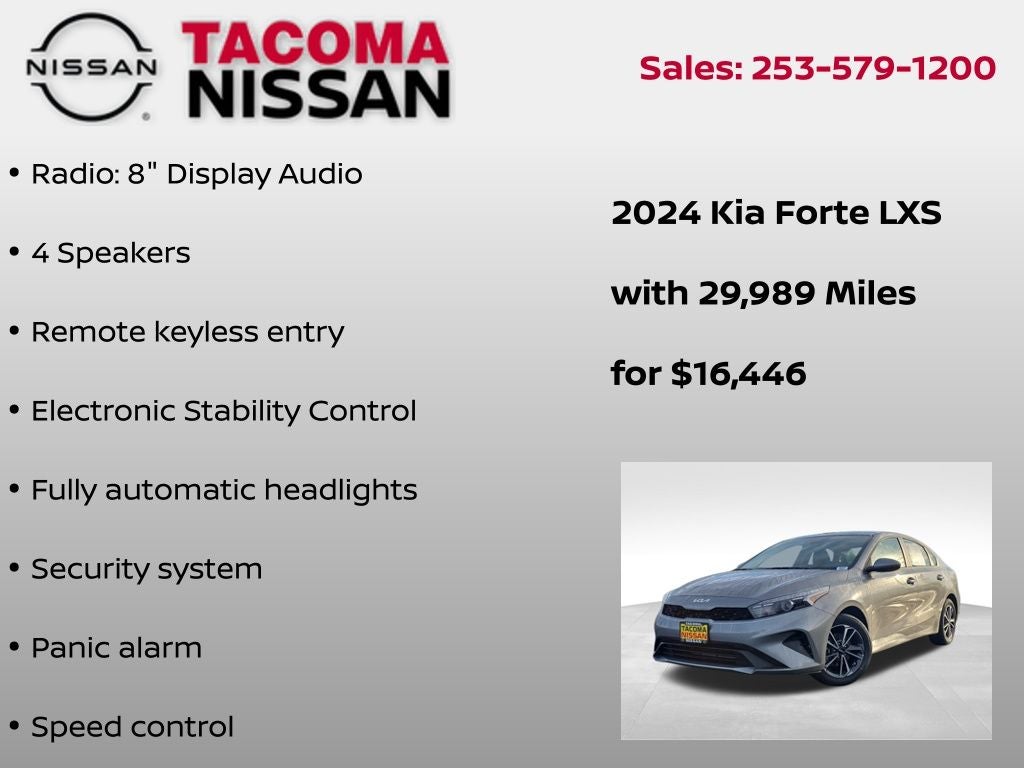 2024 Kia Forte LXS