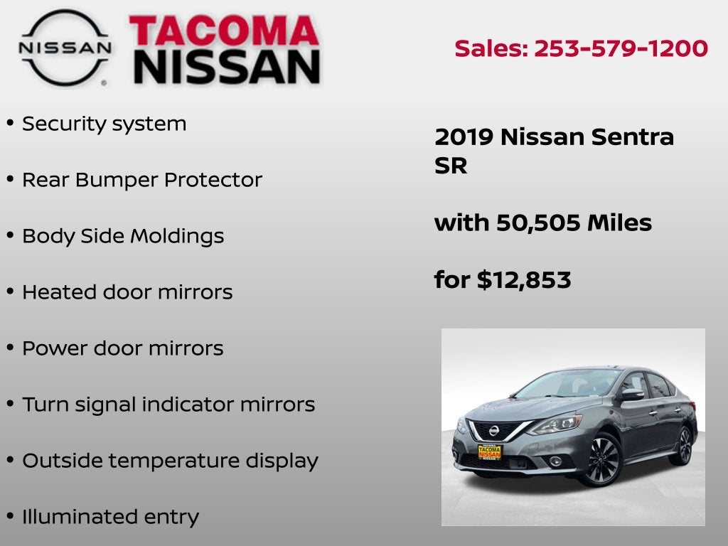 2019 Nissan Sentra SR