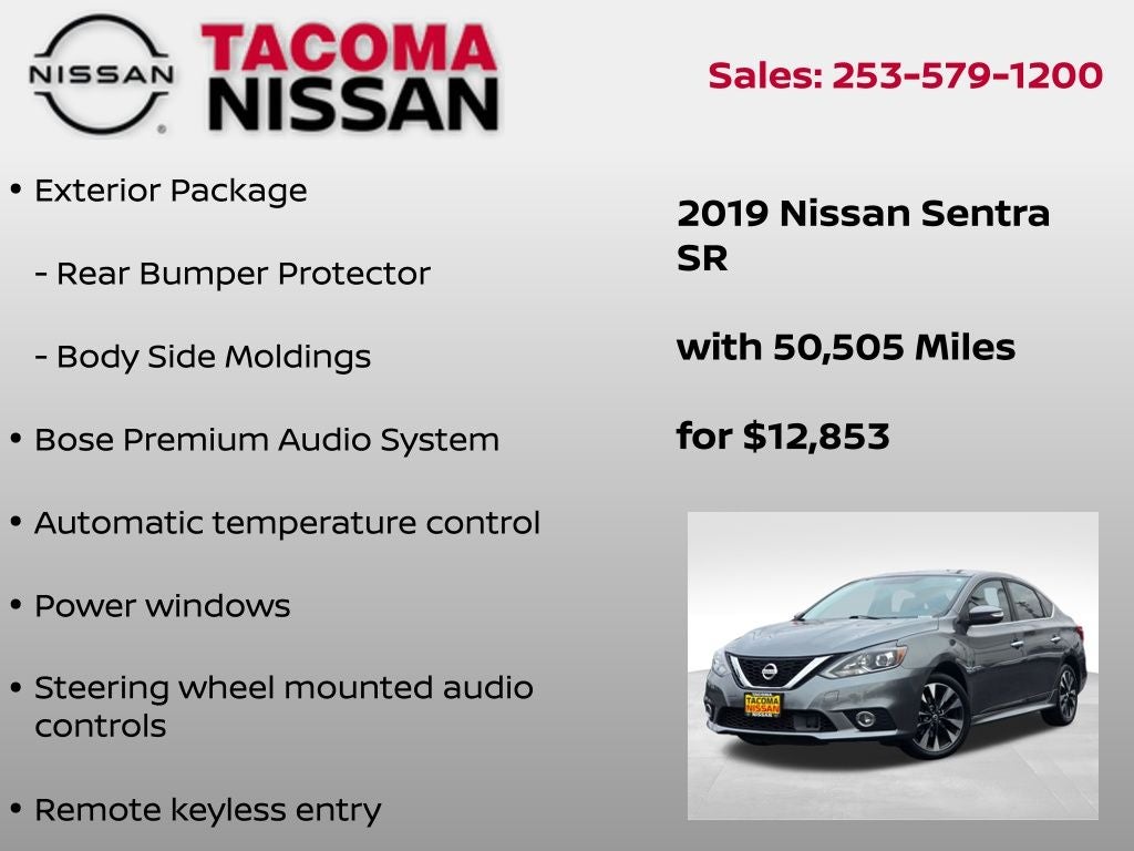 2019 Nissan Sentra SR