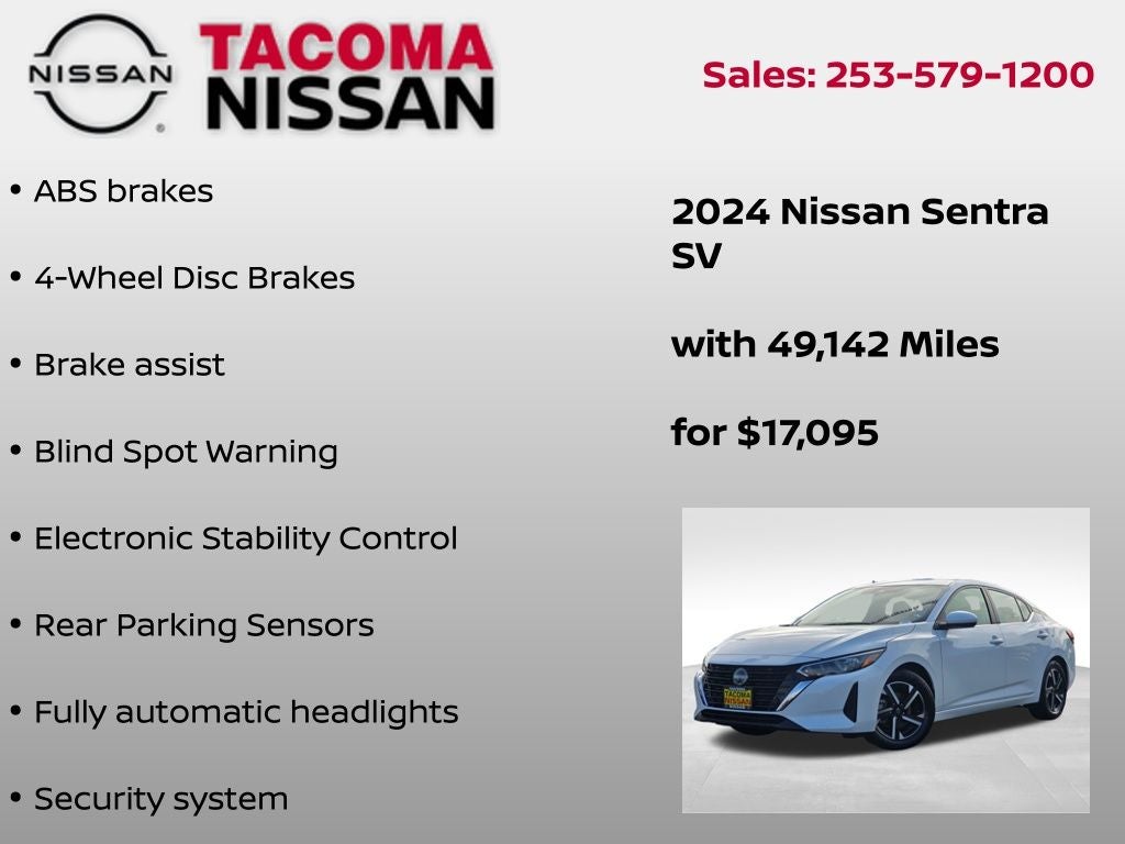 2024 Nissan Sentra SV
