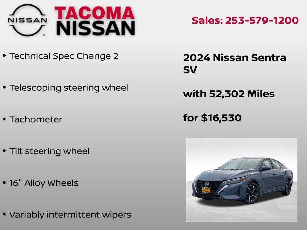 2024 Nissan Sentra SV