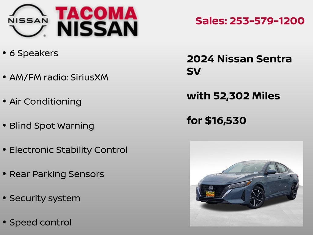 2024 Nissan Sentra SV