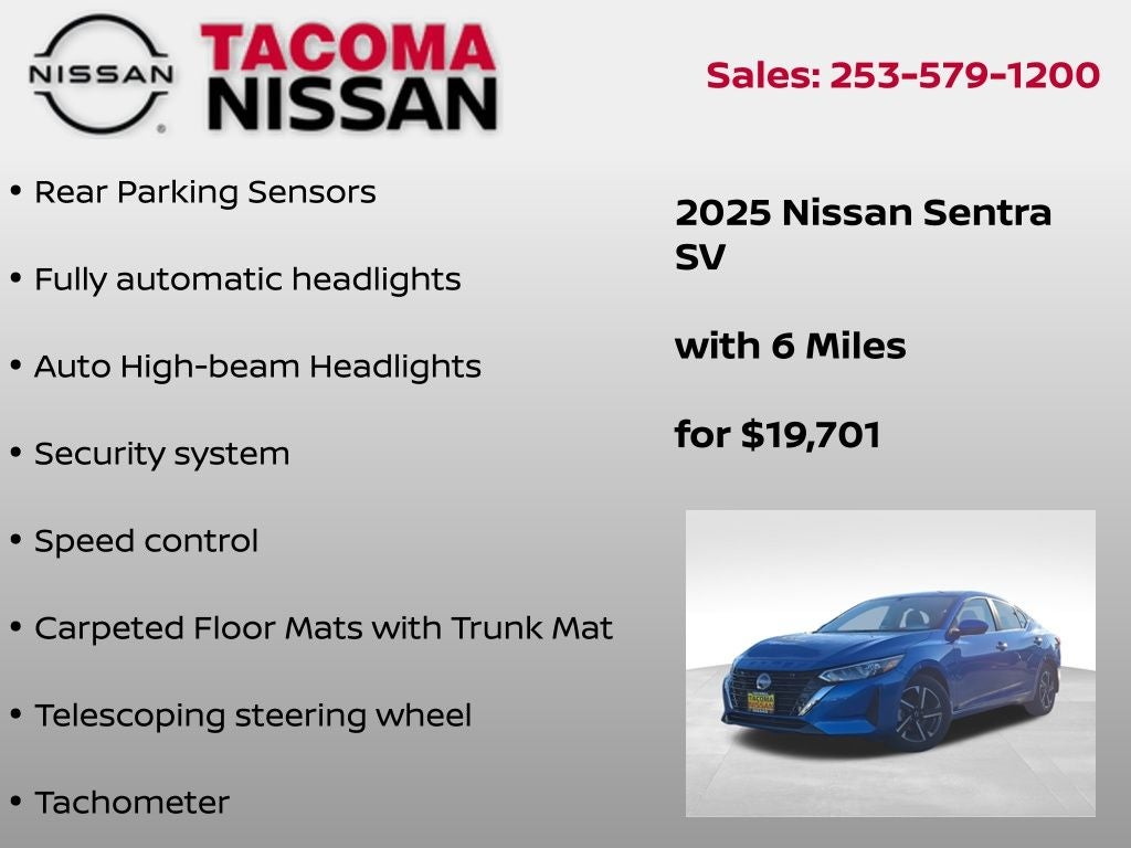 2025 Nissan Sentra SV