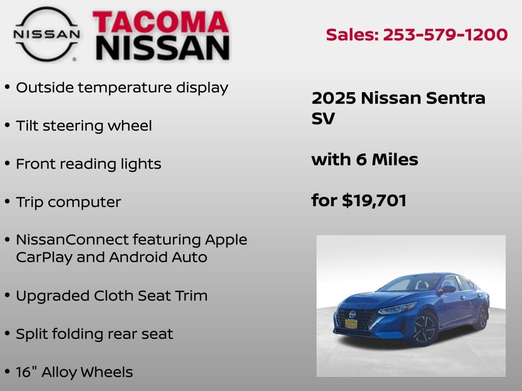 2025 Nissan Sentra SV