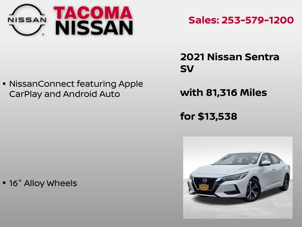 2021 Nissan Sentra SV