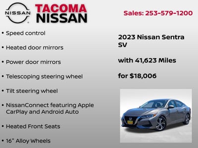 2023 Nissan Sentra SV