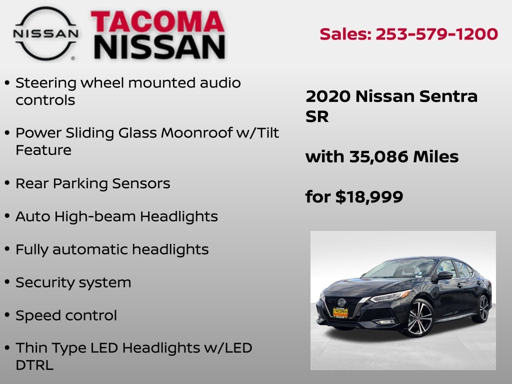 2020 Nissan Sentra SR