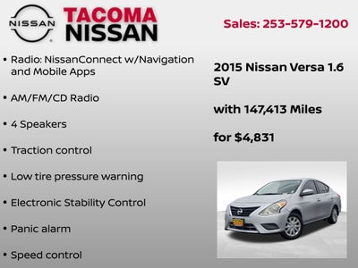 2015 Nissan Versa 1.6 SV