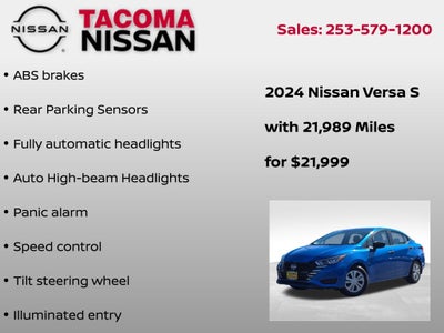2024 Nissan Versa 1.6 S