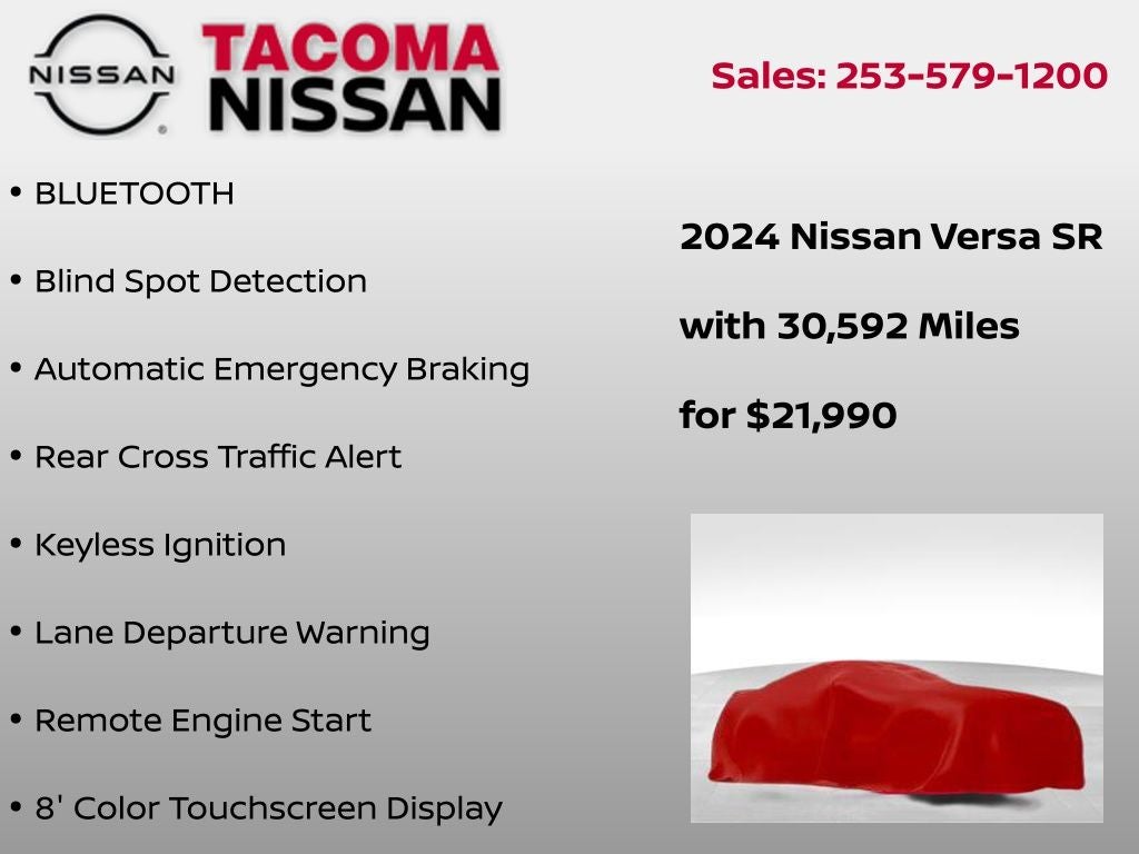 2024 Nissan Versa 1.6 SR