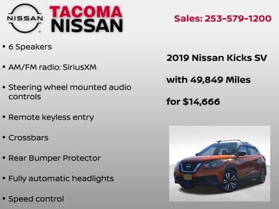 2019 Nissan Kicks SV