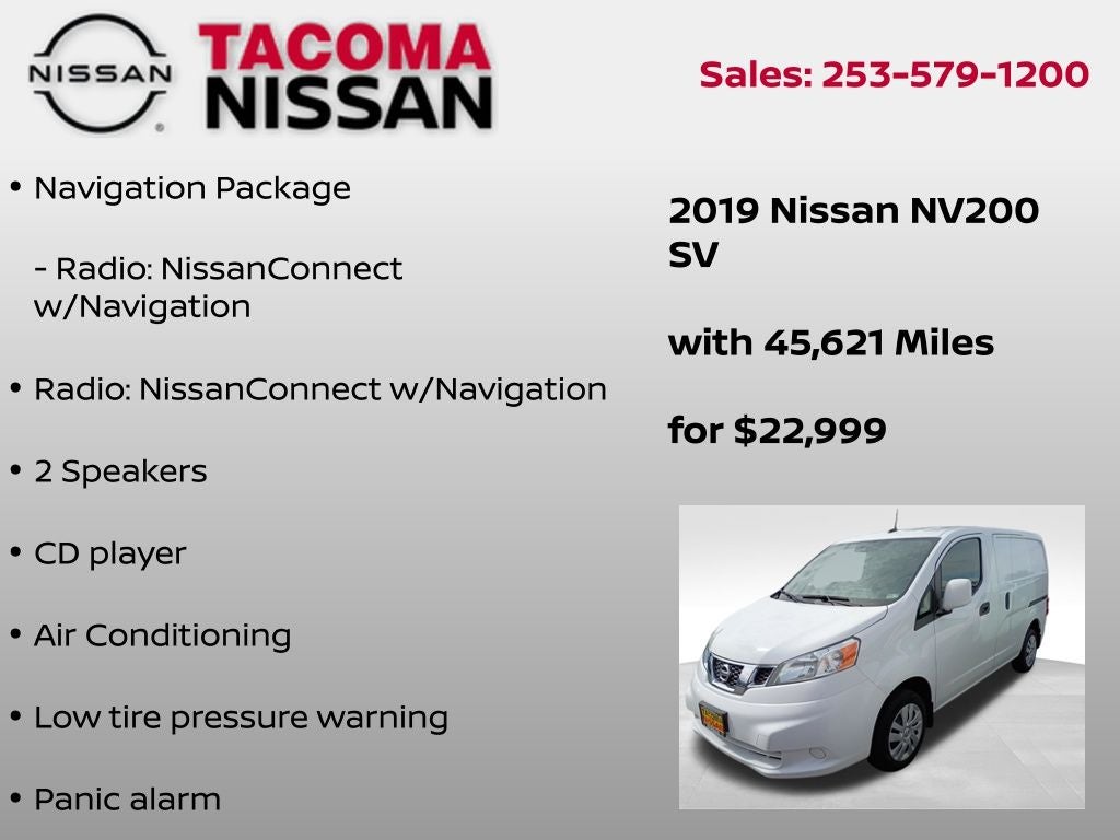 2019 Nissan NV200 SV