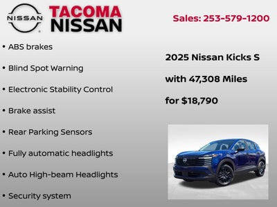 2025 Nissan Kicks S