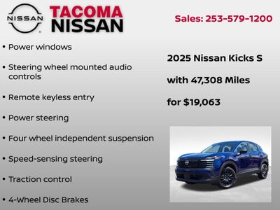 2025 Nissan Kicks S