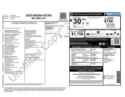 2025 Nissan Kicks SR
