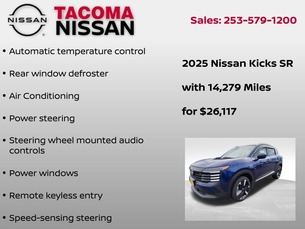 2025 Nissan Kicks SR