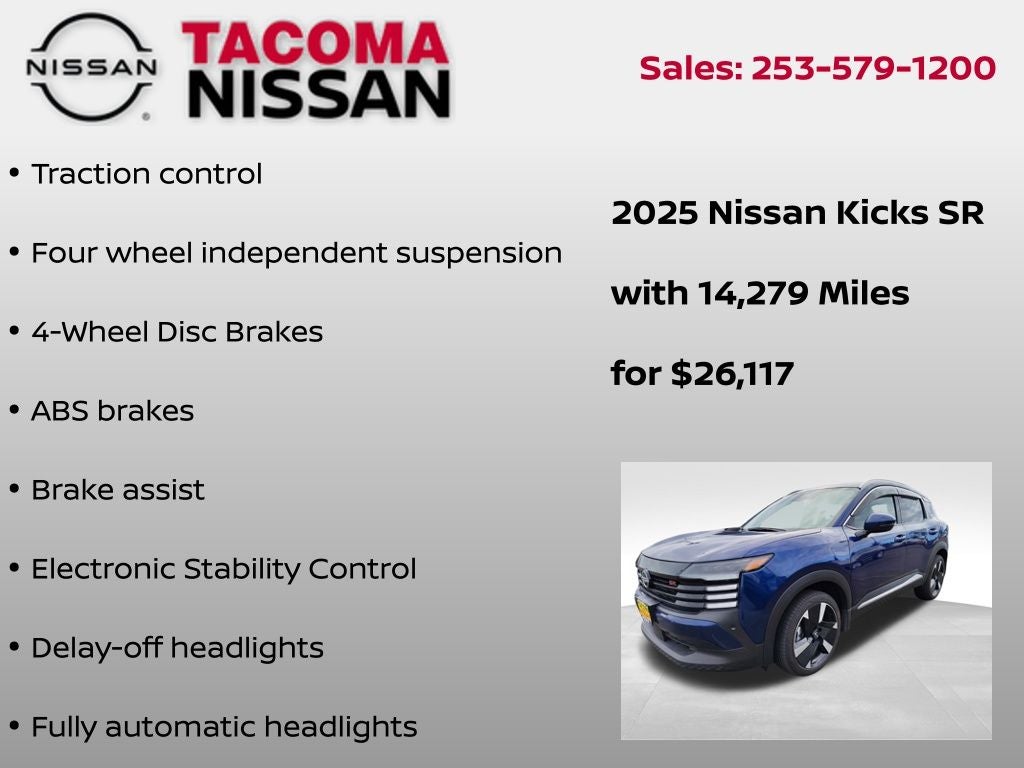 2025 Nissan Kicks SR