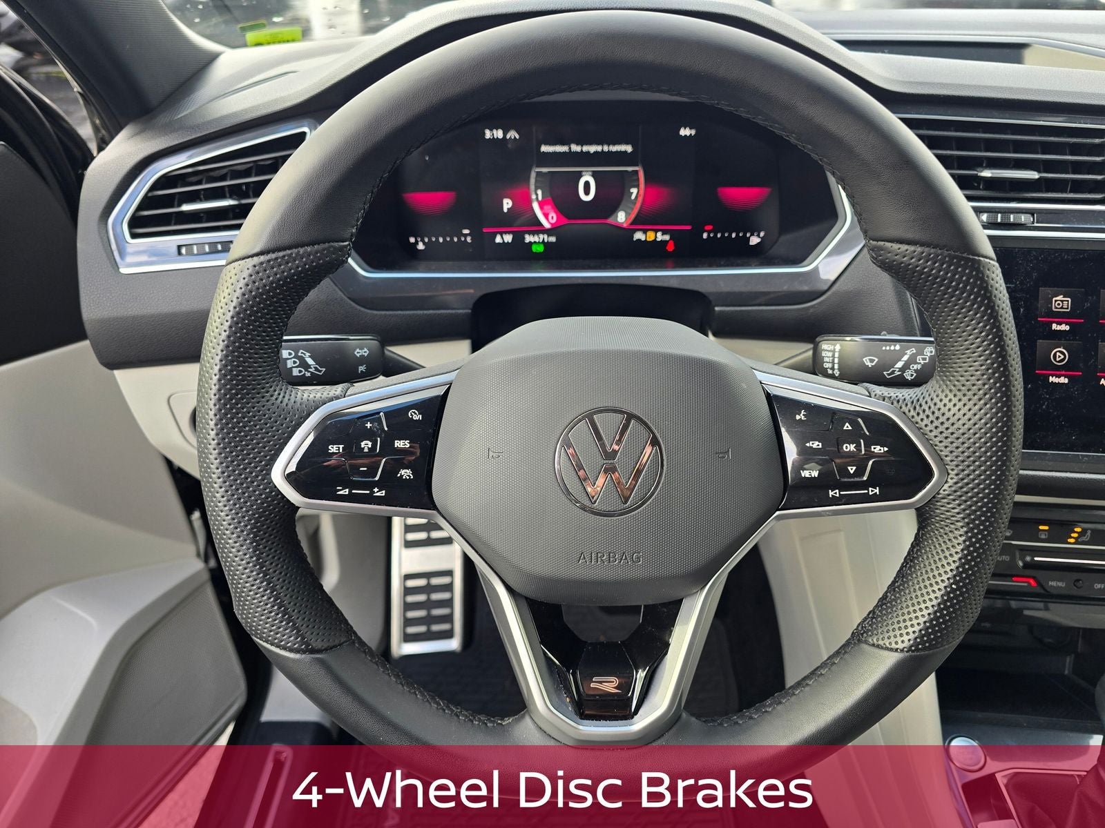 2023 Volkswagen Tiguan 2.0T SE R-Line Black