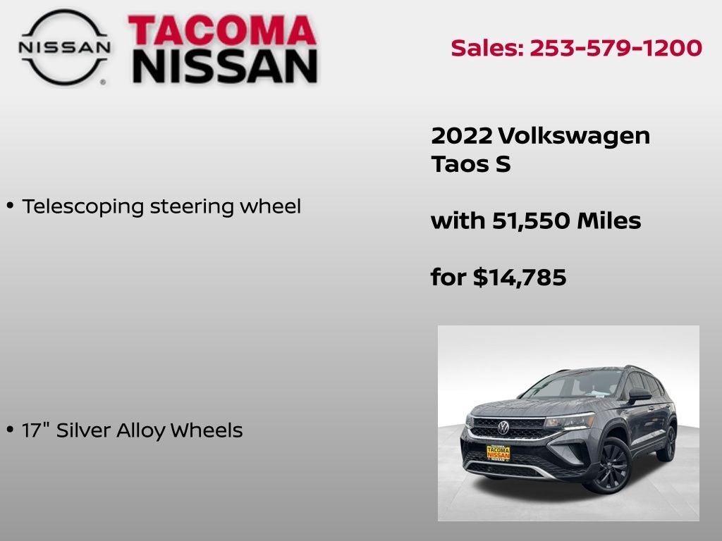 2022 Volkswagen Taos 1.5T S