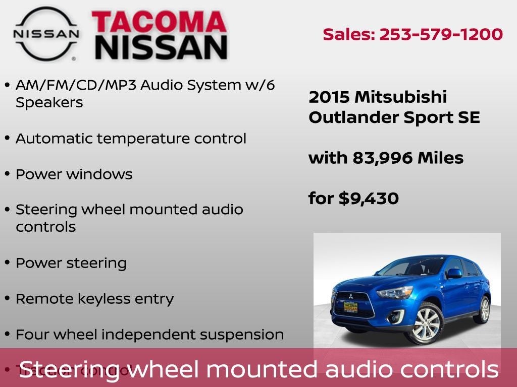 2015 Mitsubishi Outlander Sport SE