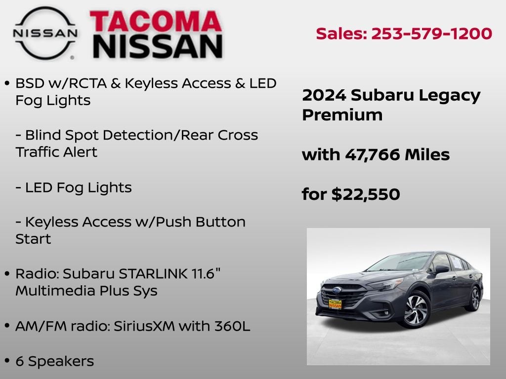 2024 Subaru Legacy Premium