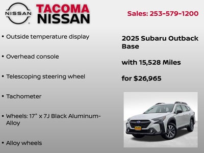 2025 Subaru Outback 2.5i