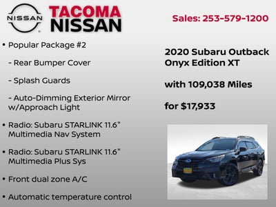 2020 Subaru Outback Onyx Edition XT