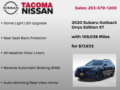 2020 Subaru Outback Onyx Edition XT