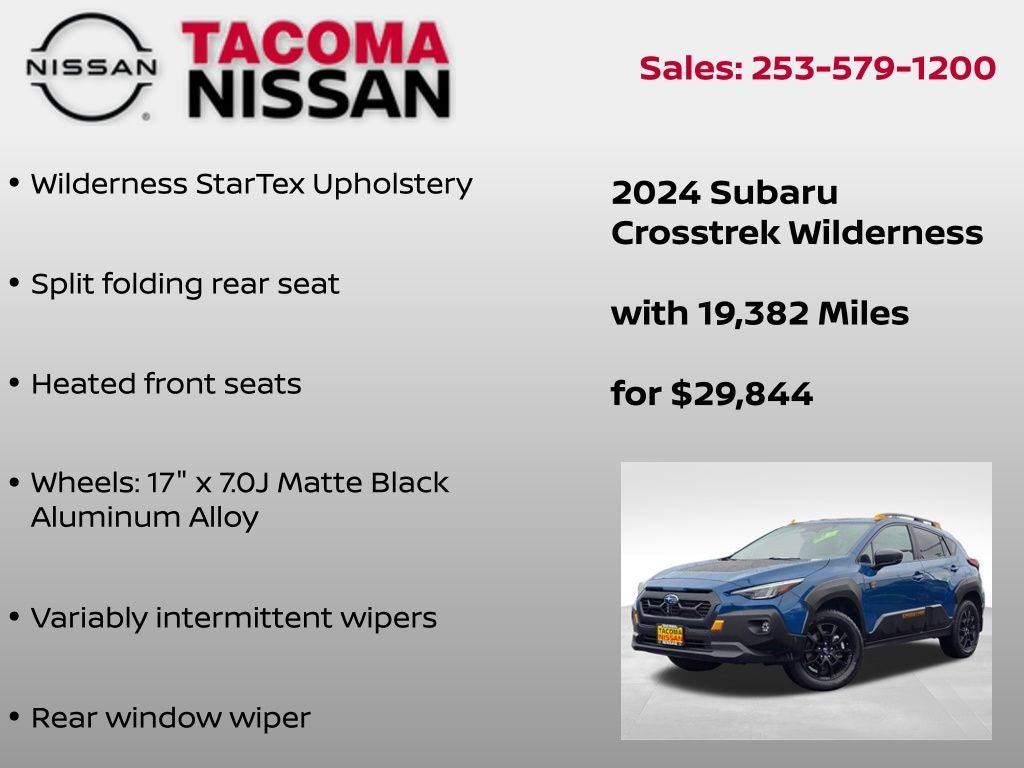 2024 Subaru Crosstrek Wilderness