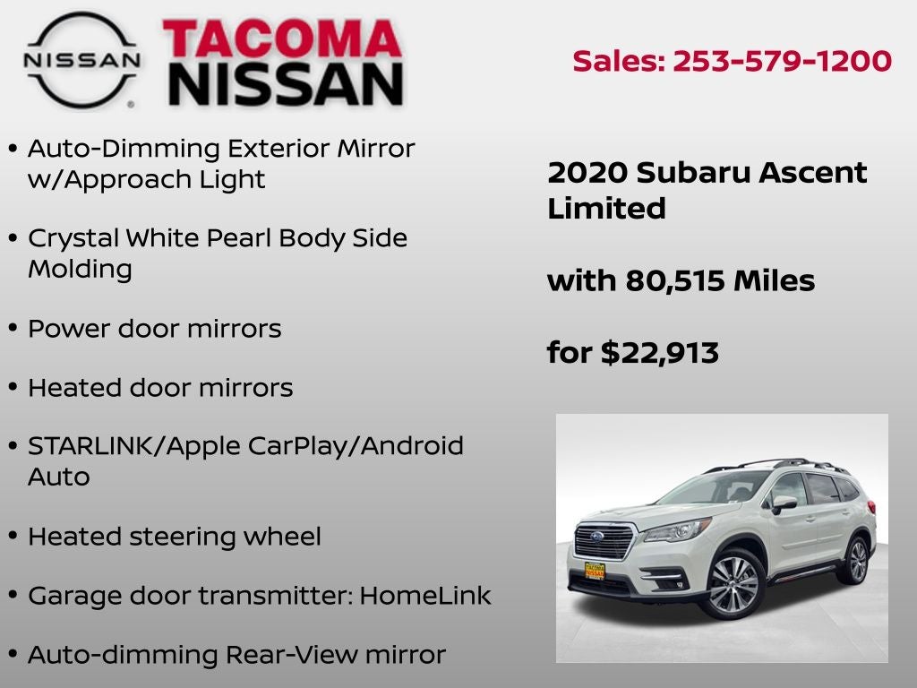 2020 Subaru Ascent Limited