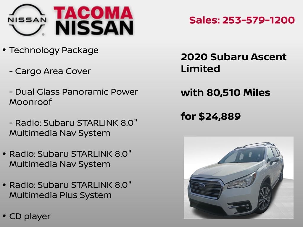 2020 Subaru Ascent Limited