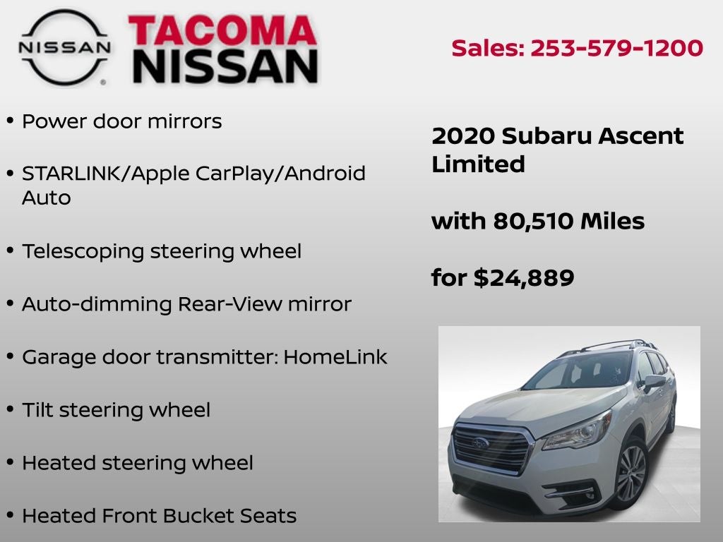 2020 Subaru Ascent Limited